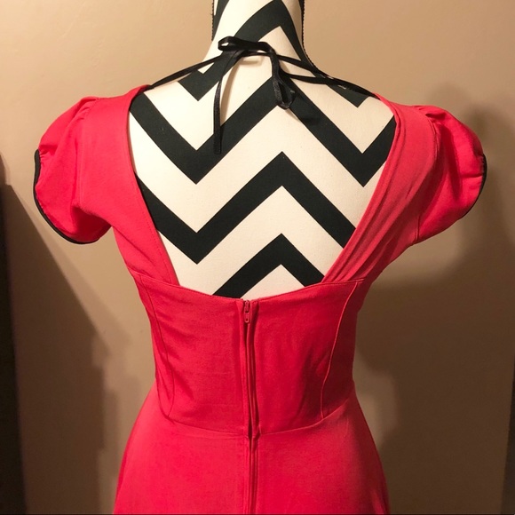 Bella Bright Raspberry Dress - Picture 6 of 6